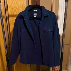 Men’s Large - J.Crew - Slim style Navy Heavy Workshirt